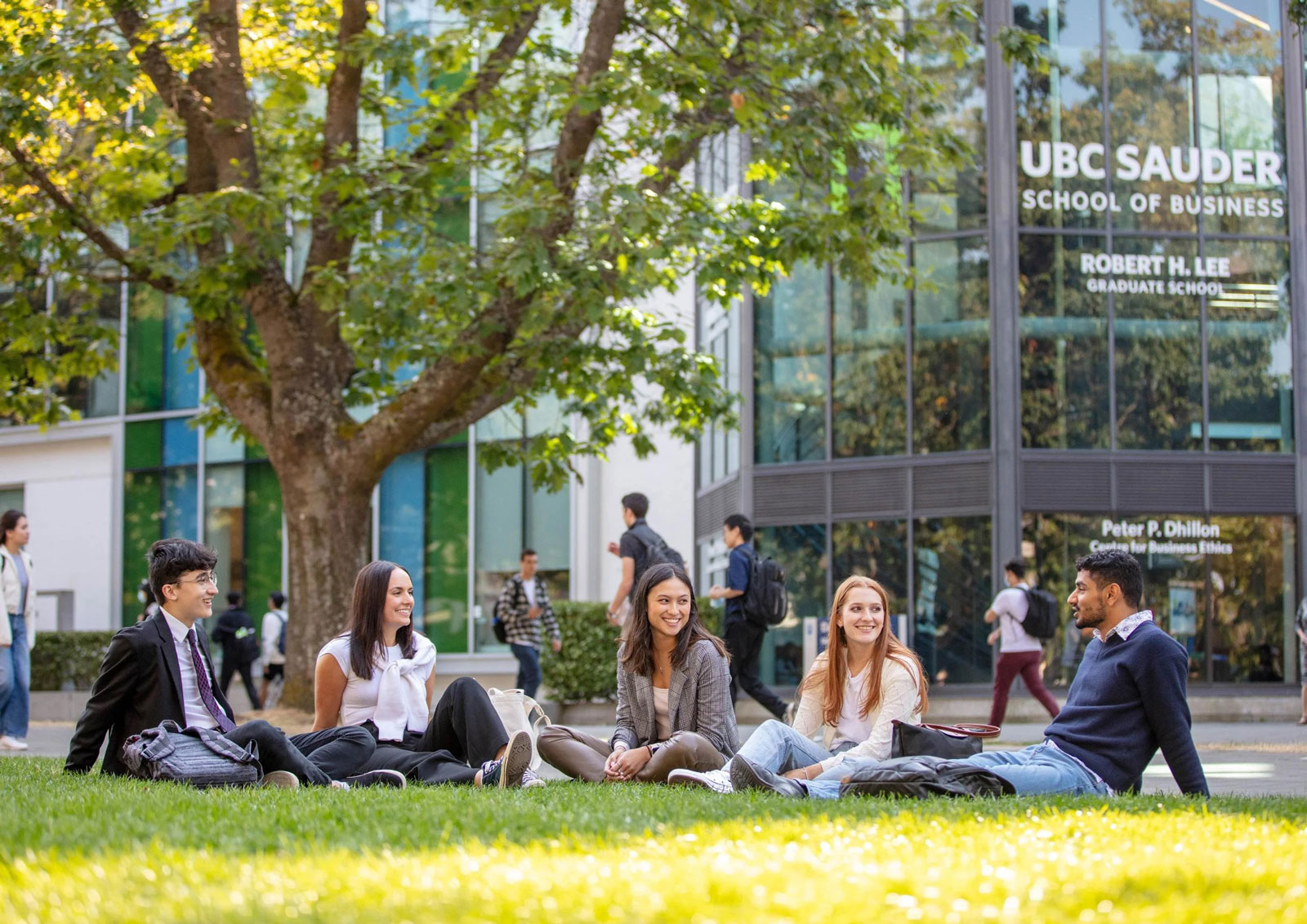 ubc sauder students on campus