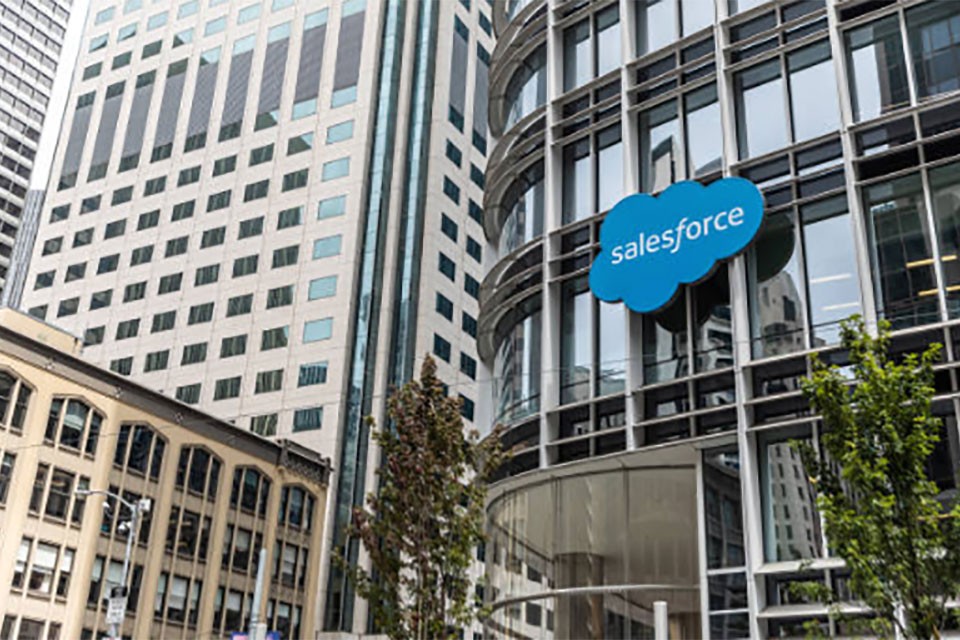 Image of the Salesforce building in San Francisco