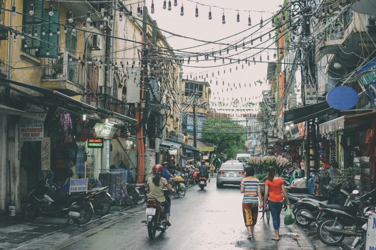 Street view of Hanoi