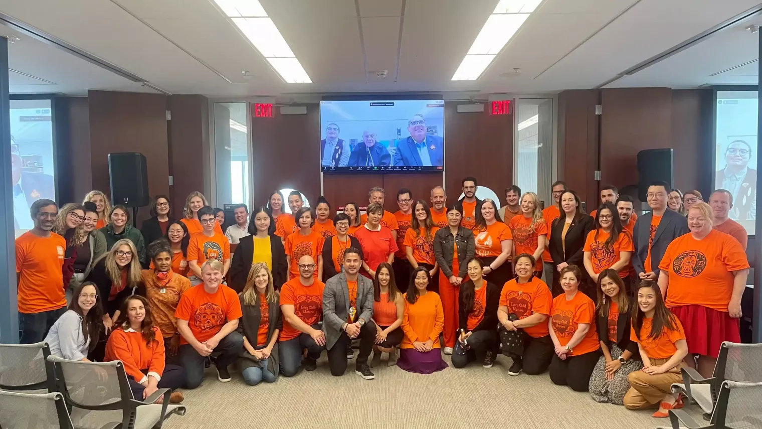 Orange Shirt Group Shot