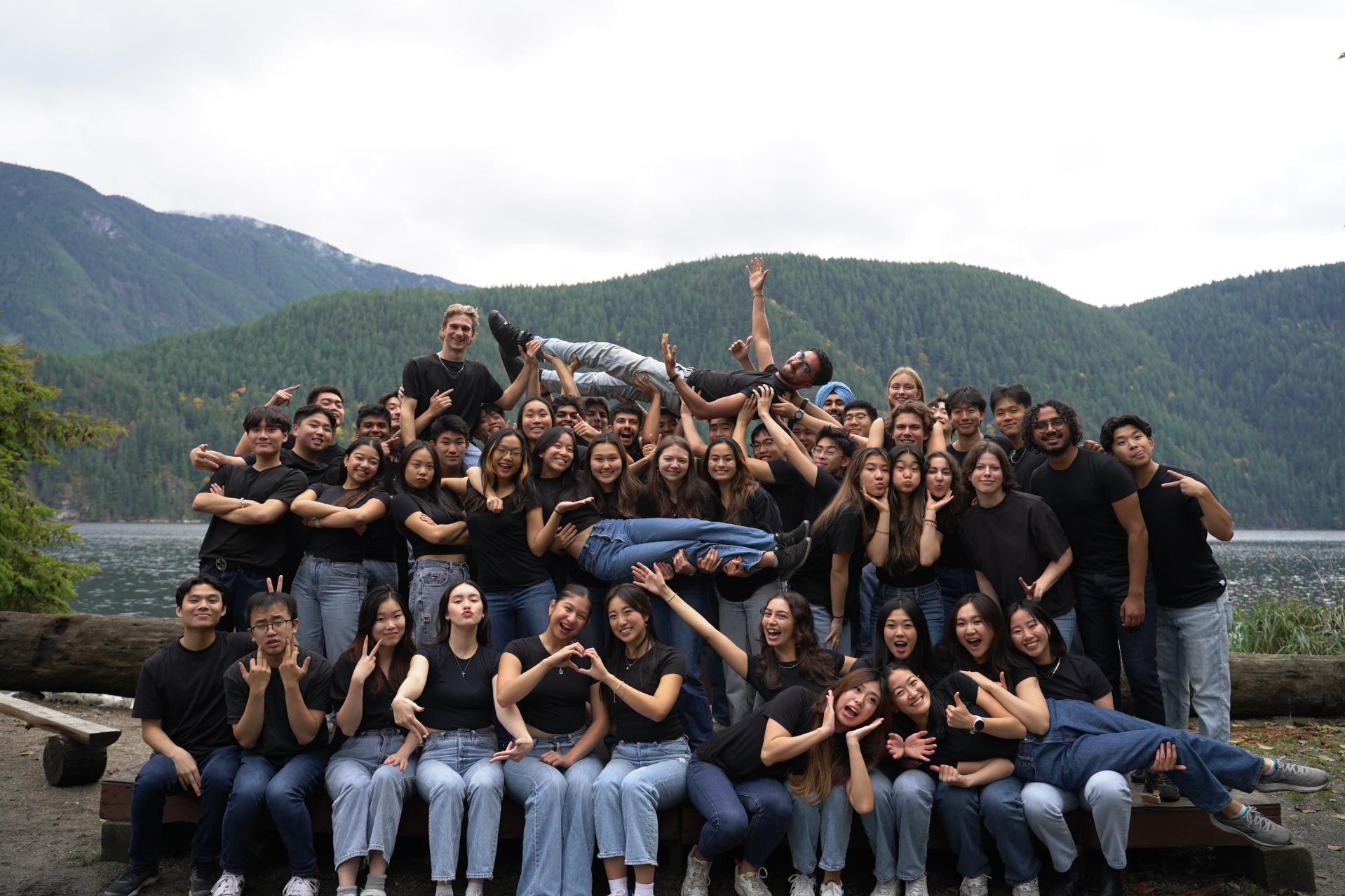  Bernice and her UBC Sauder cohort at the JDC West team retreat.