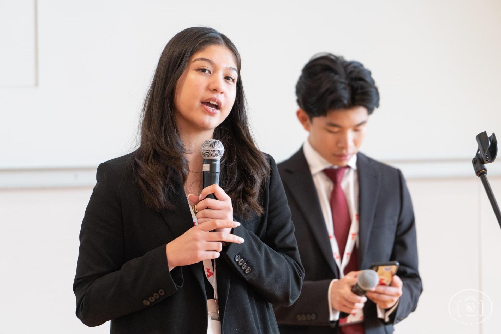 Bernice at the UBCMA Gateways Flagship conference session