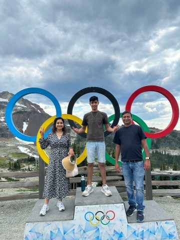 Family in Whistler, BC